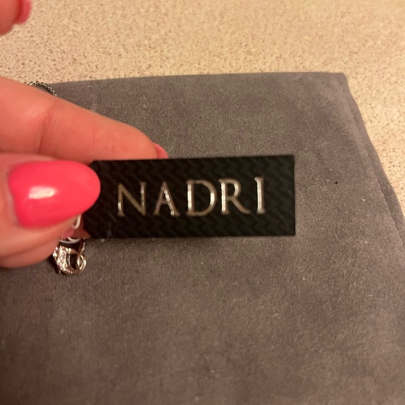 NWT NADRI STERLING SILVER CZ STONE ARROW BRACELET - Picture 5 of 6